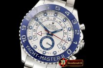 Rolex YachtMaster II Blue SS/SS White BP Asia 2813 Mod
