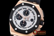 AP0375A - AP Royal Oak Chrono RG/RU White JHF A3126 Secs@9