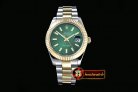 R2DJ0196E - SS/YG Oyster Green Stk Asian Eta 2836-2