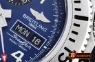 Replica Breitling Superocean SteelFish Chrono SS/RU Blue/Blk A77