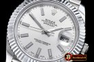 Rolex Datejust II DJ2 41mm Jub Flt SS/SS Silv Wht Stk BP A3235 M