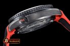 Omega Planet Ocean GMT Deep Black PVD/RU Red JHF A2824 Mod