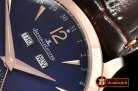 Jaeger Le Coultre Master Ultra Thin Moonphase RG/LE Blue KMF MY9015 Mod