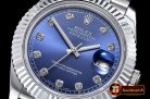 Rolex Yachtmaster DJ2 41mm Jub Flt SS/SS Blue Diams BP Asia 3235