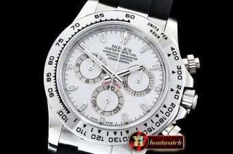 Rolex Daytona 116509 SS/RU Wht/Stk OMF A4130 Mod