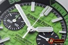 AP0334 - Royal Oak Offshore Diver Chrono SS/RU L-Green JF A3126