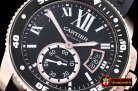 Cartier De Calibre Diver RG/RU Black MY8205