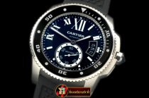 CAR0326D - Calibre de Cartier Diver SS/RU Black A-2813