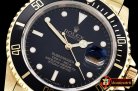 Rolex Submariner 16618 YG/YG Black BP Ult A3135 Mod