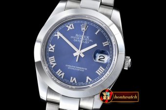 R2DJ0197 - DJ2 41mm SS/SS Blue Roman Oys Swiss Eta 2836/3135