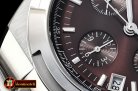 VACH. CONSTANTINE Overseas Chronograph SS/SS Brown Asia 7750 Mod 5200