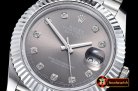 Rolex Datejust II DJ2 41mm Jub Flt SS/SS Grey Diams BP A3235 Mod