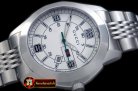 GU030B - G-Timeless Men SS/SS White Swiss Quartz
