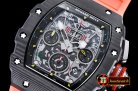 Richard Mille RM011-03 Auto Flyback Chrono FC/VRU Red Blk A7750