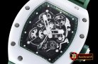 Replica Richard Mille RM055 White Bubba Watson White Cer Green C