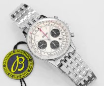 Breitling Navitimer chronograph 43mm A7750 GF V2 white dial