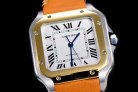 CARTIER SANTOS A8F 35mm MY9015 SS/YG LEATHER