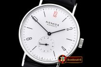 Replica Nomos Tangente 38mm SS/LE White Red Asia 23J