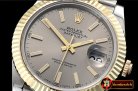 Rolex Datejust DJ2 41mm Jub Flt Wrap YG/SS D Grey Stk BP Asia 2836