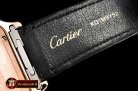 Cartier Santos De Cartier 2018 Mens RG/LE Wht Swiss Qtz