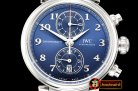 IWC Da Vinci Chrono Laureus Ed SS/LE Blue YLF Asia 7750