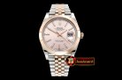 Rolex Datejust II 41mm Jub Smt RG/SS Rose Gold Stick BP Swiss 28