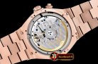 VACH. CONSTANTINE Overseas Dual Time Power Reserve RG/RG Wht TWA A1222