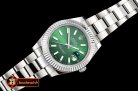 Rolex Datejust II DJ2 41mm Oyst Flt SS/SS Green Stick BP A3136 M