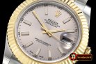 Rolex Datejust DJ2 41mm Oyst YG/SS Grey Stk BP A3136 Mod