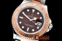 Rolex YachtMaster 116623 40mm Wrapped RG/SS Brown BP A3135