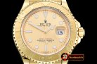 Replica Rolex YachtMaster Mens YG/YG Wrapped Gold BP Swiss 2836