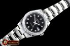 Rolex Datejust II DJ2 41mm Oyt Flt SS/SS Black Diam BP Asia 2813