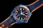 Omega Planet Ocean 45mm GMT Blue DLC/NY Black JHF A23J Mod