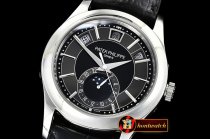 Patak Philippe Annual Cal. Moonphase Ref.5205 SS/LE Black KMF MY9015
