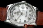 Replica Rolex DayDate Fluted Silver Diam SS/LE Asian 2813