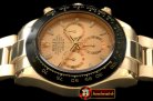 Replica Rolex Daytona 116528 YG/YG Gold Stk A-7750 Sec@6