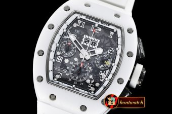 Richard Mille RM011 Felipe Massa LE Wht Cer CER/PVD/VRU White A7