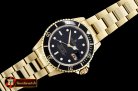 Rolex Submariner 16618 YG/YG Black BP Ult A3135 Mod