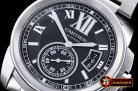 Best Quailty Cartier Cartier De Calibre SS/SS Black JF Miyota 82
