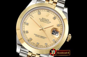 Rolex Datejust II 41mm Jub Smt YG/SS Gold Diam BP Swiss 2836