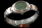 RMDJ204C - SS/RG Oyster Green Roman Asia 2836