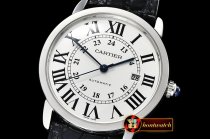Cartier Ronde Louis Cartier Date SS/LE White Miyota 9015