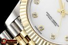 Rolex Datejust II 41mm Jub Flt Wrap YG/SS White MOP Diam BP A2836