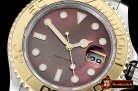 Rolex YachtMaster 116613 40mm 904L YG/SS Bwn MOP GMF A3135