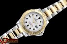 Rolex YachtMaster 116613 40mm 904L YG/SS White GMF A3135