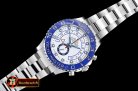 Rolex YachtMaster II 116680 Blue SS/SS White JF Asia 7750