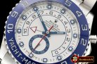 Rolex YachtMaster II Blue SS/SS White BP Asia 2813 Mod