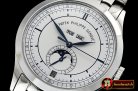 Patek Philippe Complication GMT Moonphase 5396G SS/SS Wht/Num MY9015
