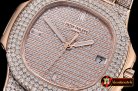 Patek Philippe Nautilus Ref.5711 RG/RG Full Diamonds Miyota 9015