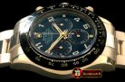Replica Rolex Daytona 116528 YG/YG Blue Num A-7750 Sec@6